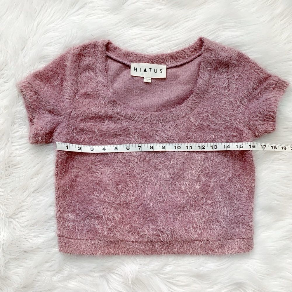 Eyelash Knit Crop Top!  - Picture 3 of 8